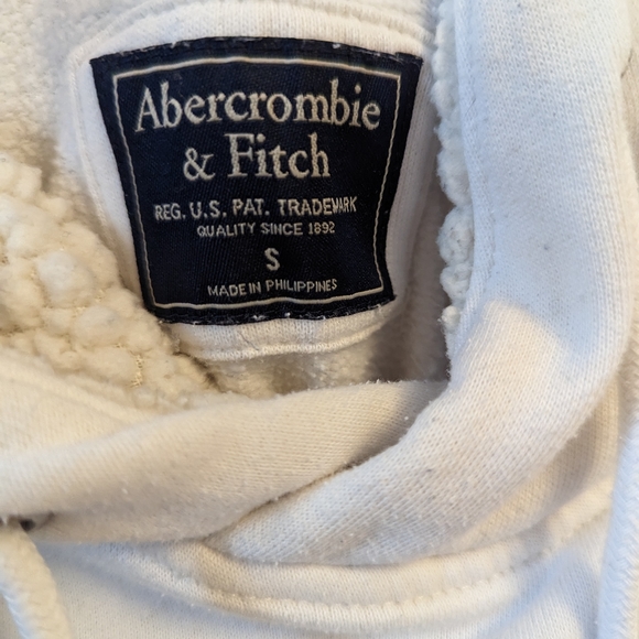 Abercrombie & Fitch Small White Hoodie - Picture 2 of 3